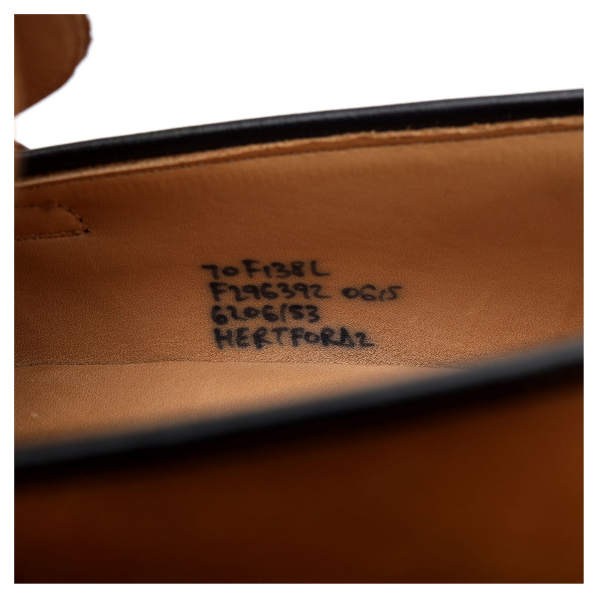 &#39;Hertford 2&#39; Tan Brown Leather Loafers UK 7 F