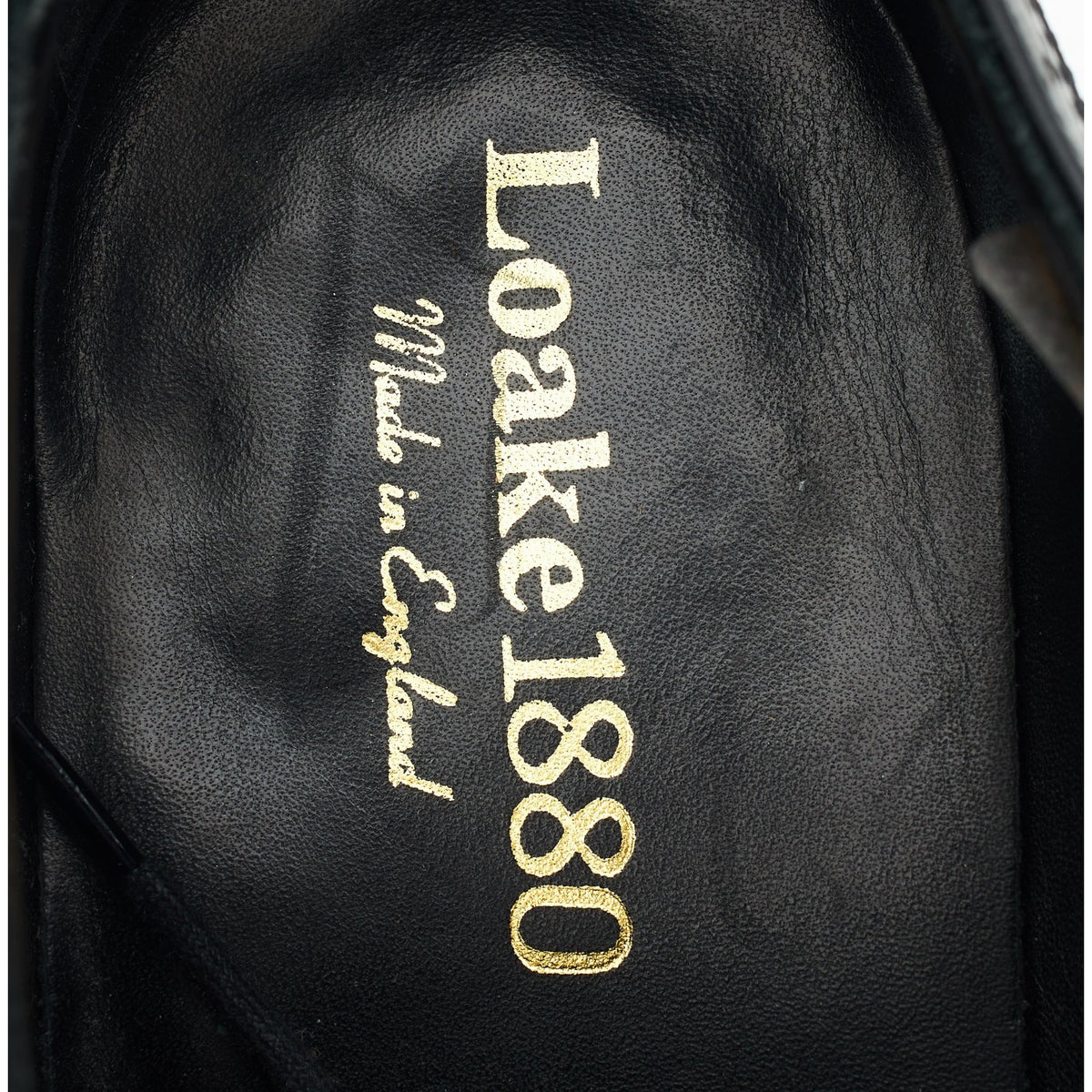 1880 'Savoy' Black Leather Oxford Brogues UK 7 F
