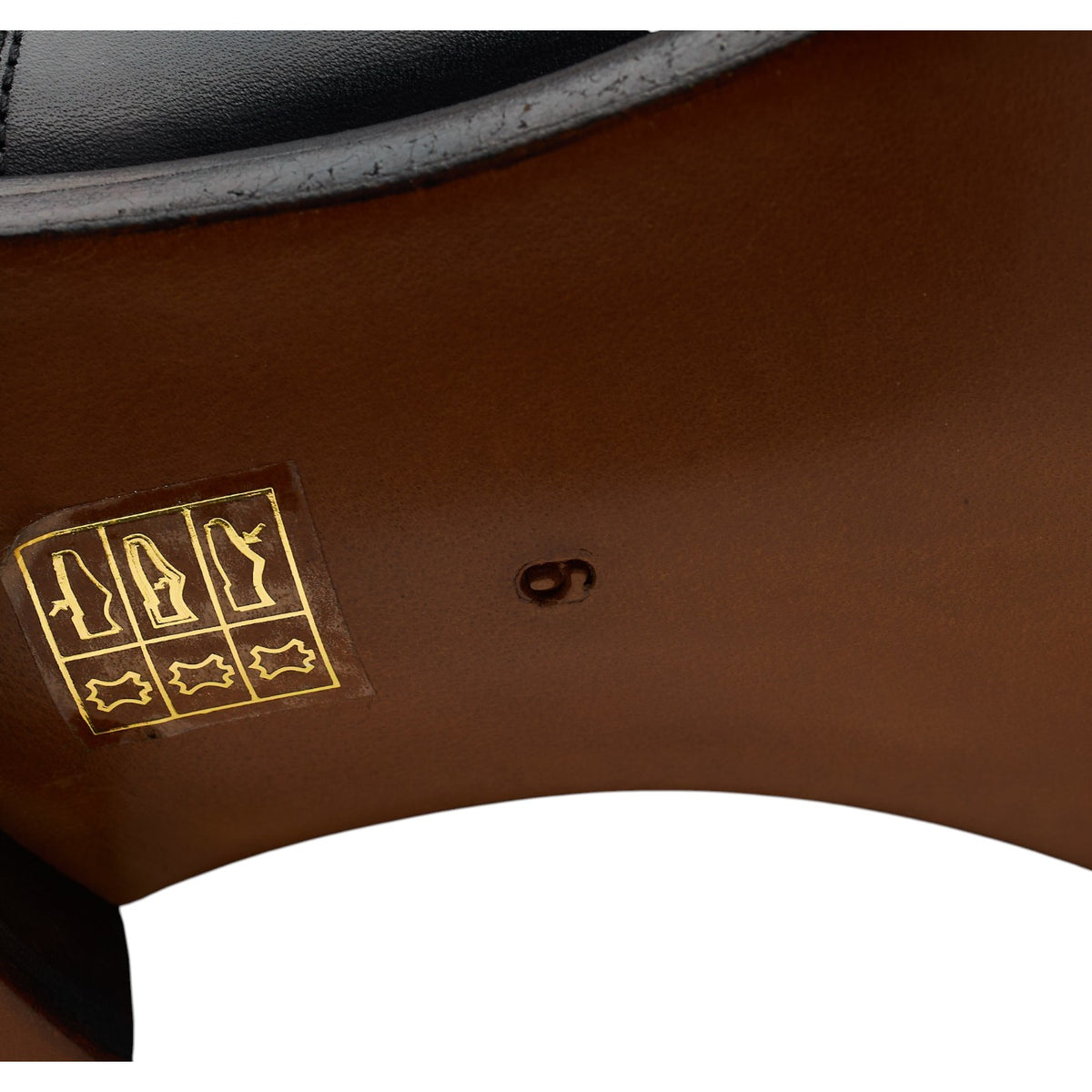 '128 Artista' Black Leather Oxford UK 6 F