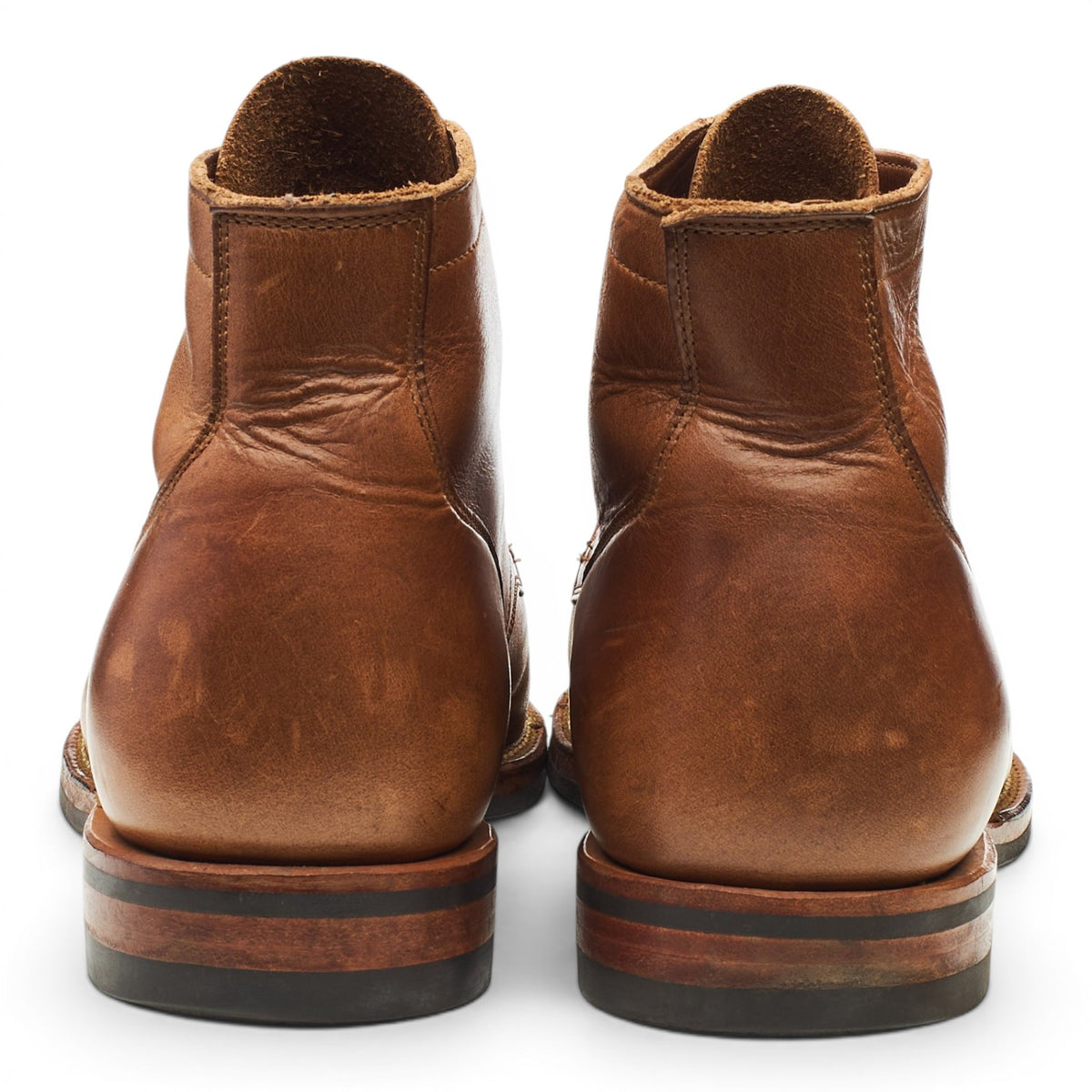 Brown Leather Service Boots UK 10.5 E