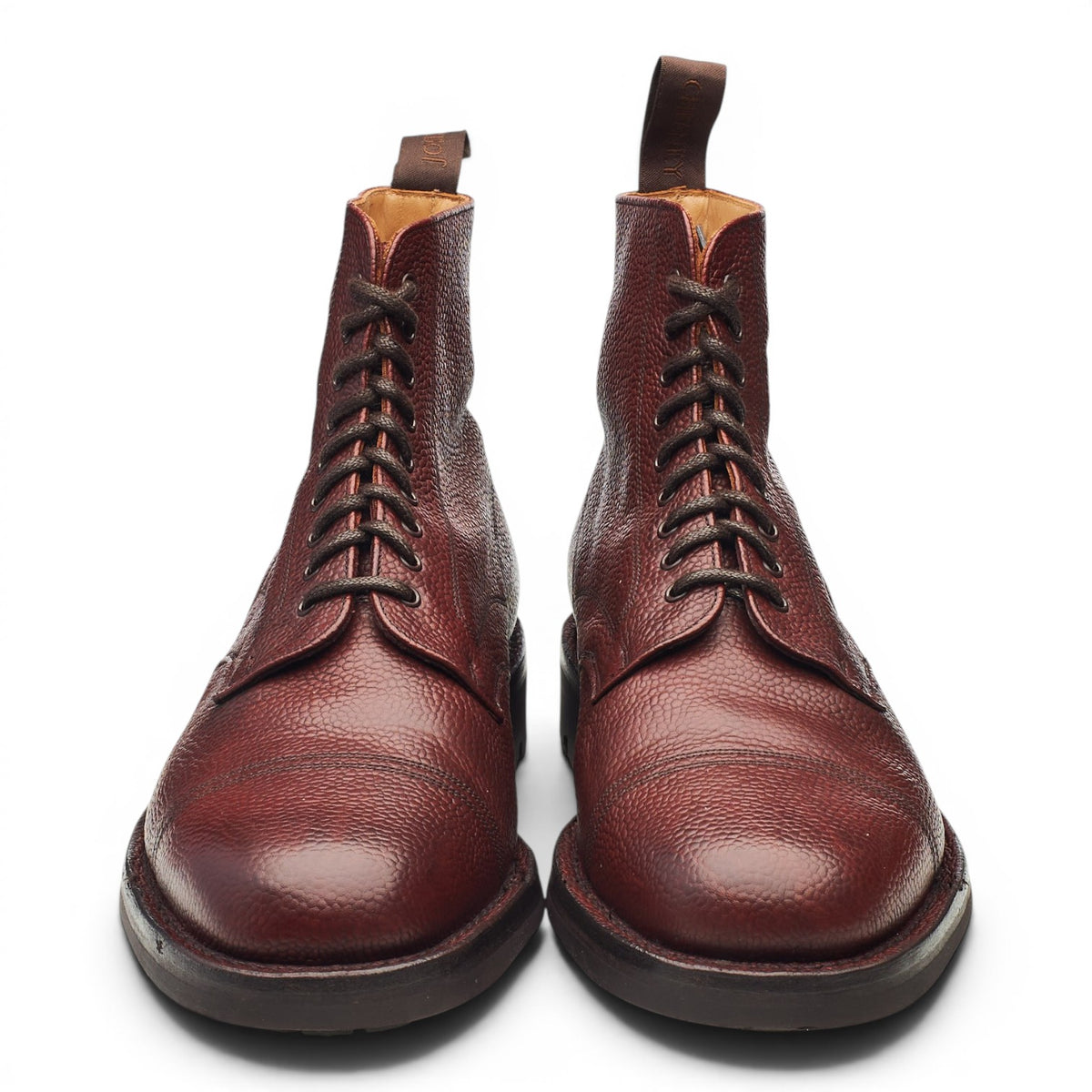 'Pennine ll' Burgundy Veldtschoen Leather Boots UK 10 G