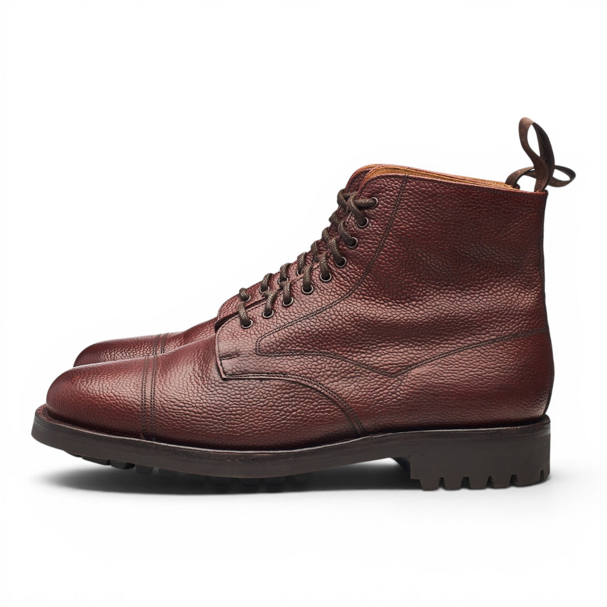 'Pennine ll' Burgundy Veldtschoen Leather Boots UK 10 G