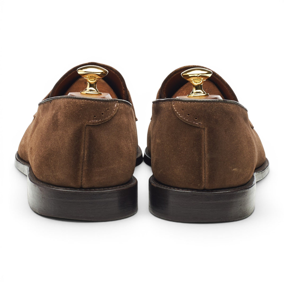 'Melrose' Light Brown Suede Loafers UK 9.5 US 10 EEE