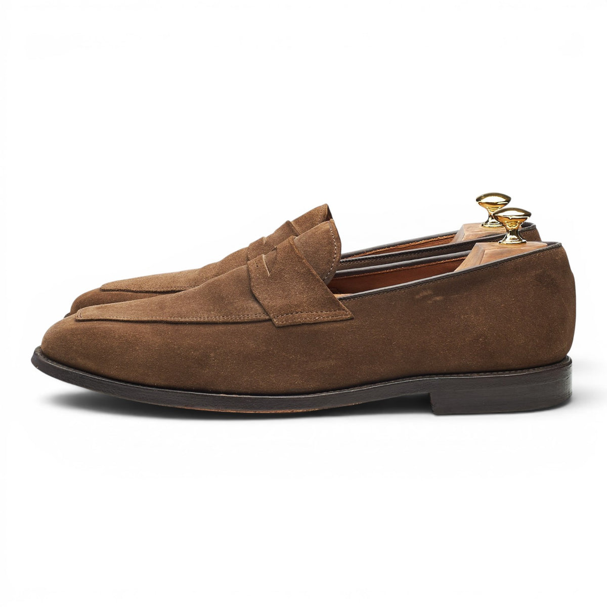 'Melrose' Light Brown Suede Loafers UK 9.5 US 10 EEE