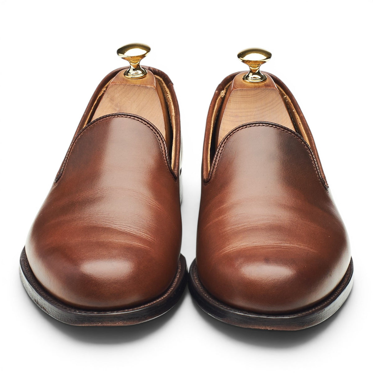 'Kensington 8' Dark Brown Leather Loafers UK 6.5 E