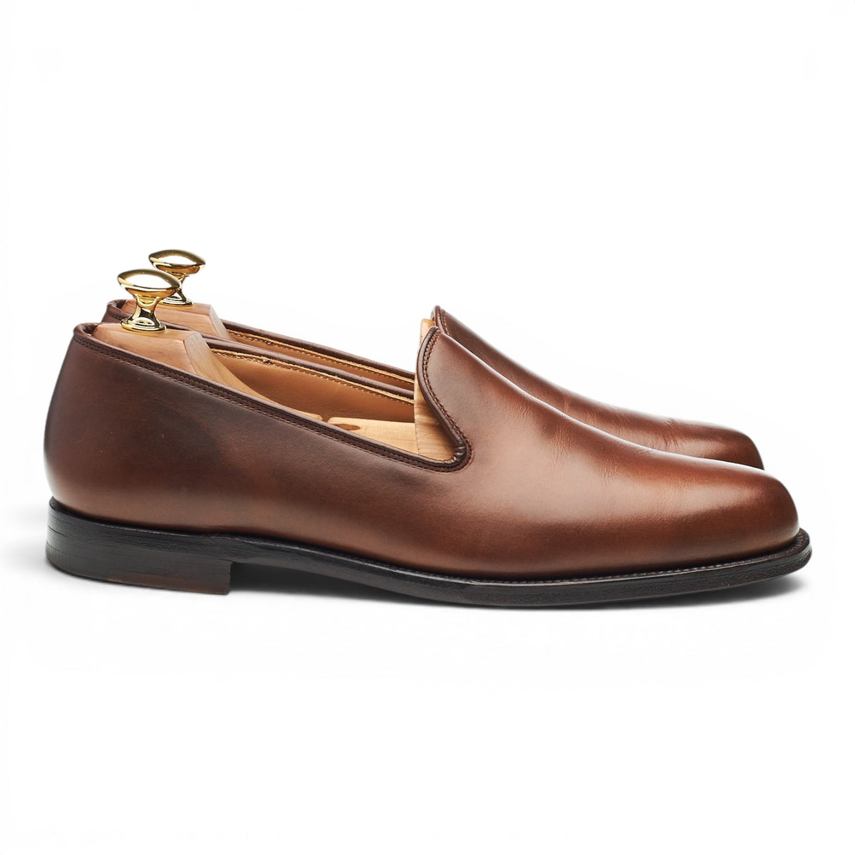 'Kensington 8' Dark Brown Leather Loafers UK 6.5 E