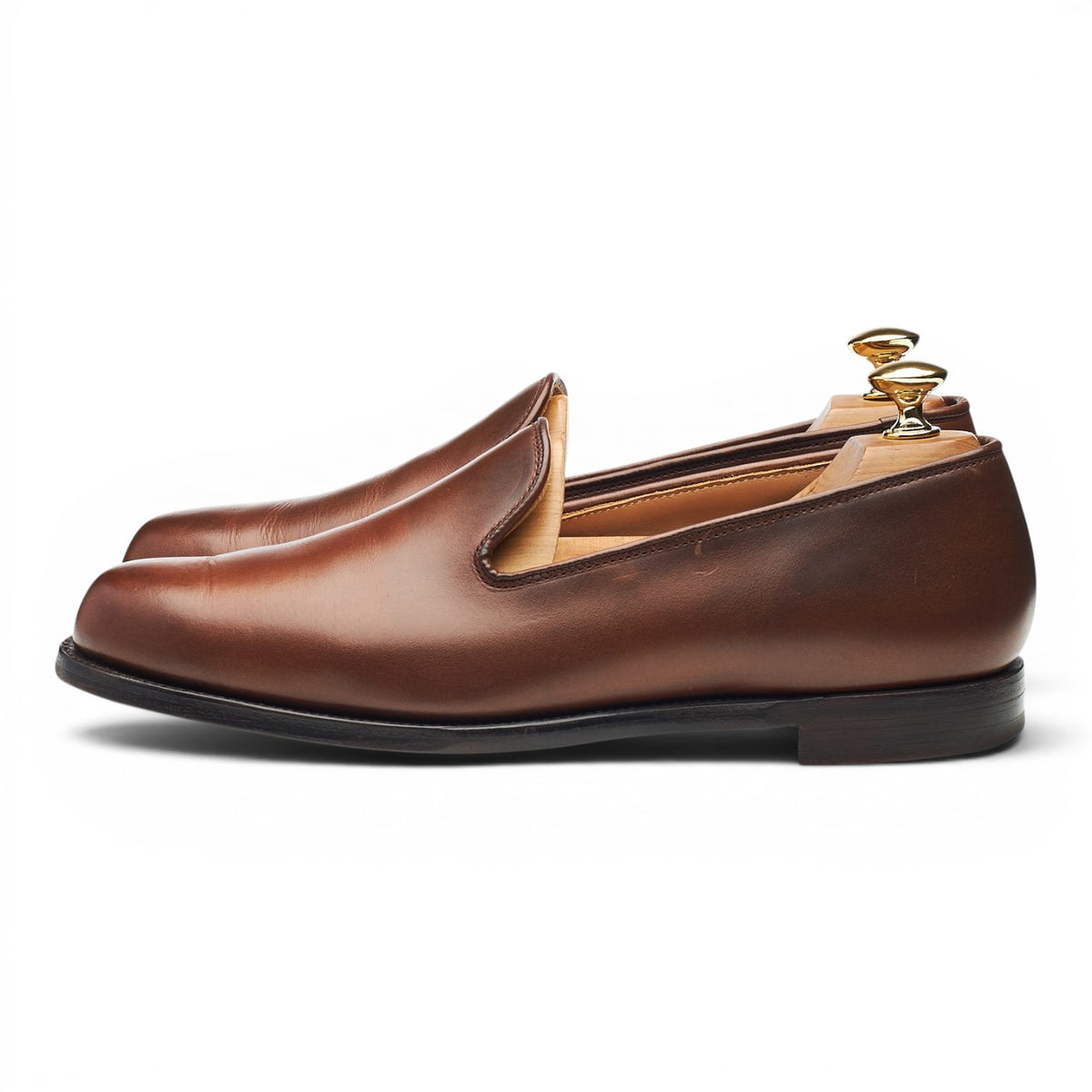 'Kensington 8' Dark Brown Leather Loafers UK 6.5 E