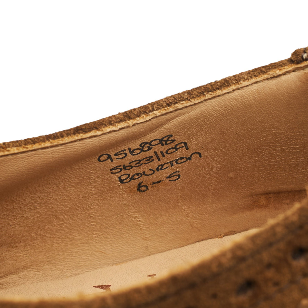 'Bourton' Snuff Brown Suede Derby Brogues UK 6