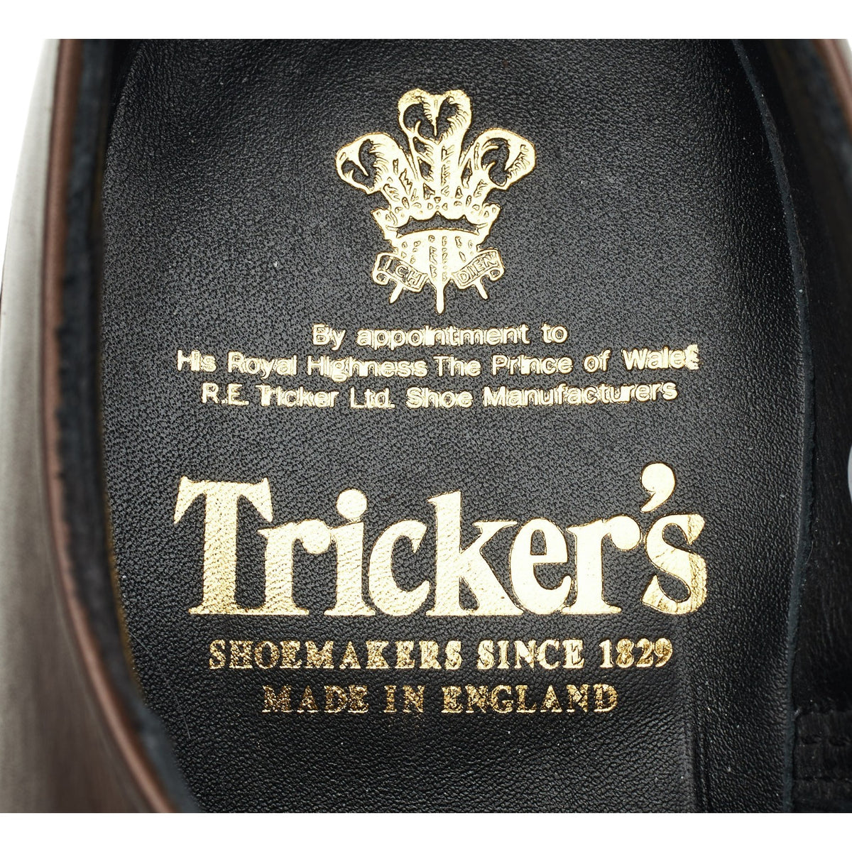 'Kilsby' Dark Brown Leather Split Toe Derby UK 6