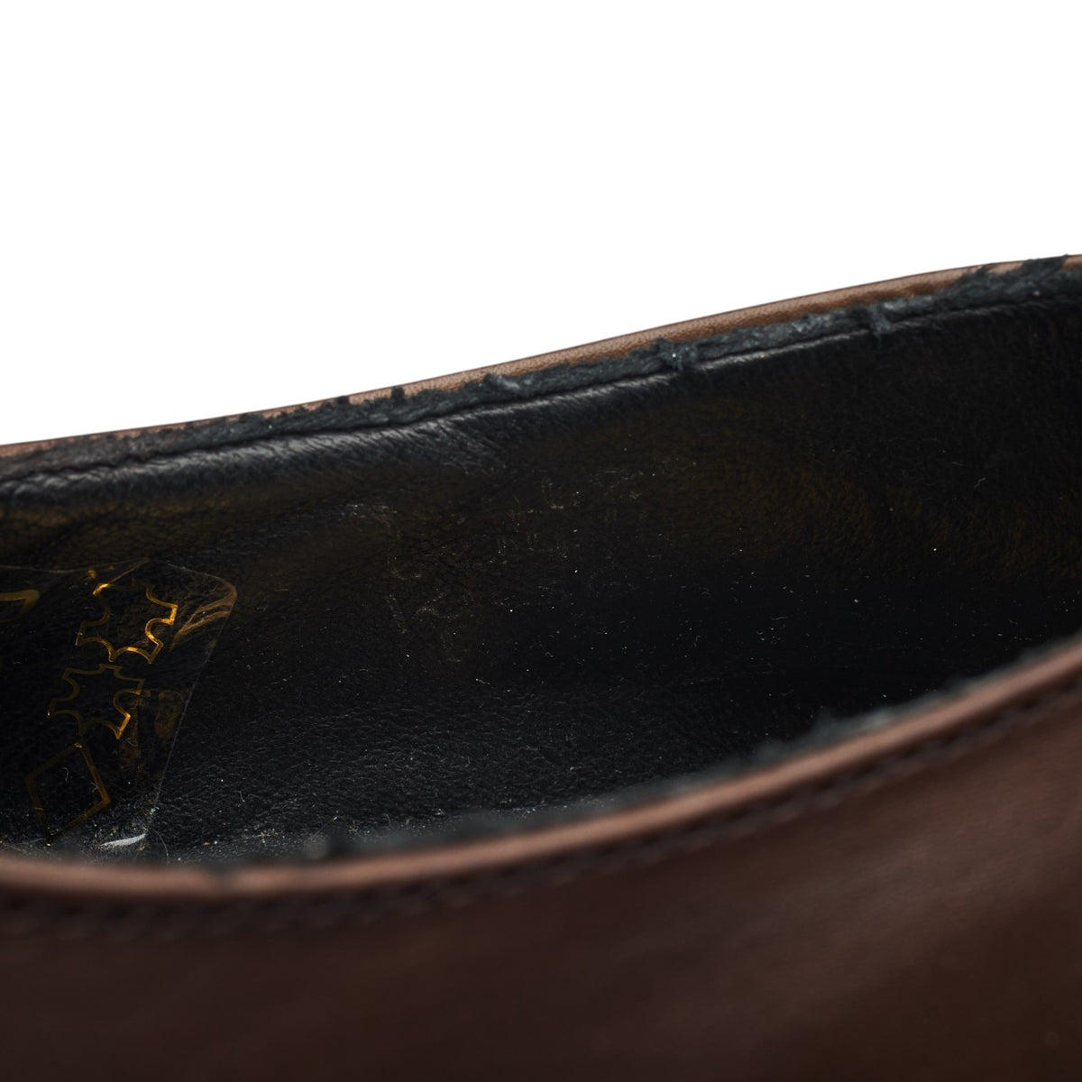 'Kilsby' Dark Brown Leather Split Toe Derby UK 6