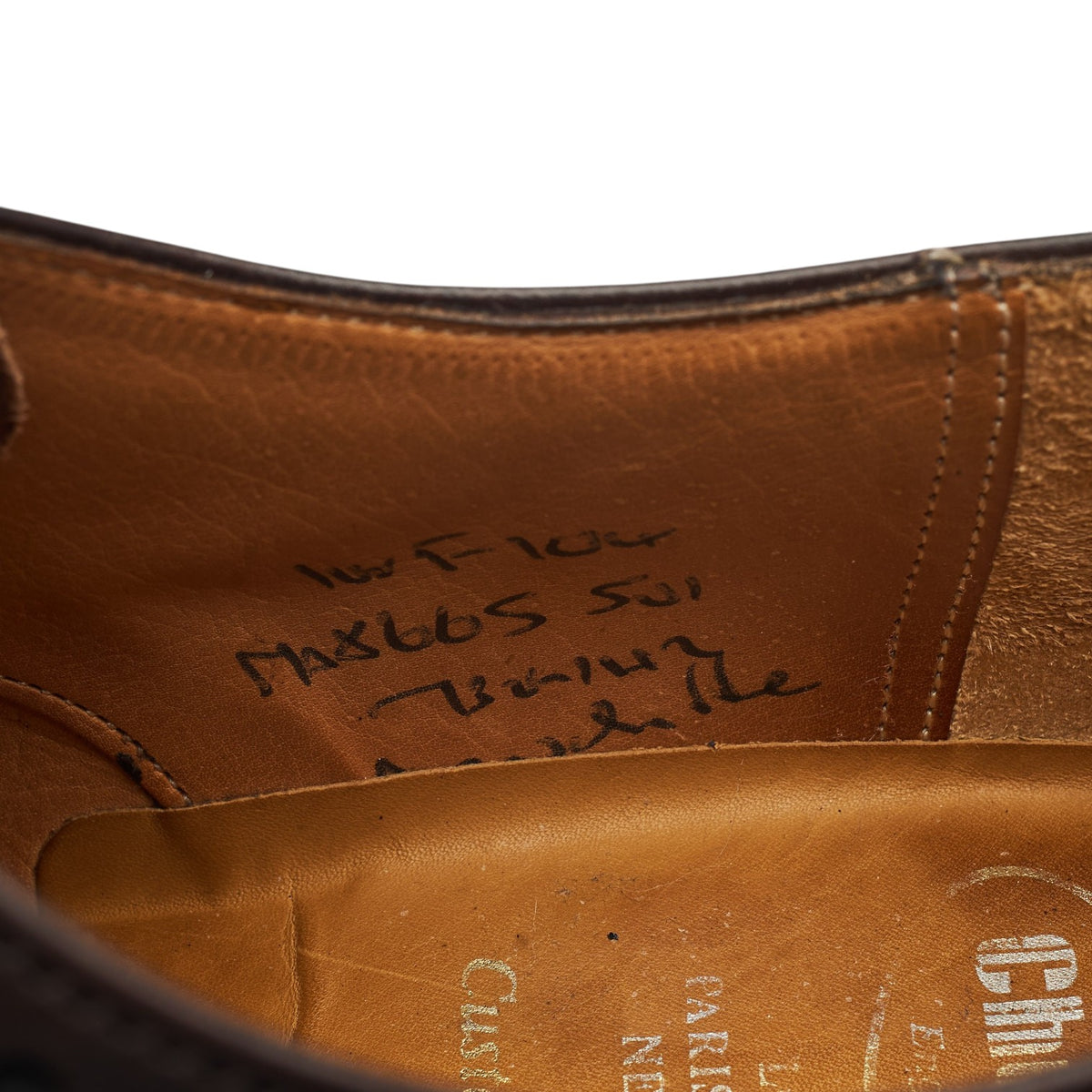 'Arncliffe' Dark Brown Leather Derby Brogues UK 10 F