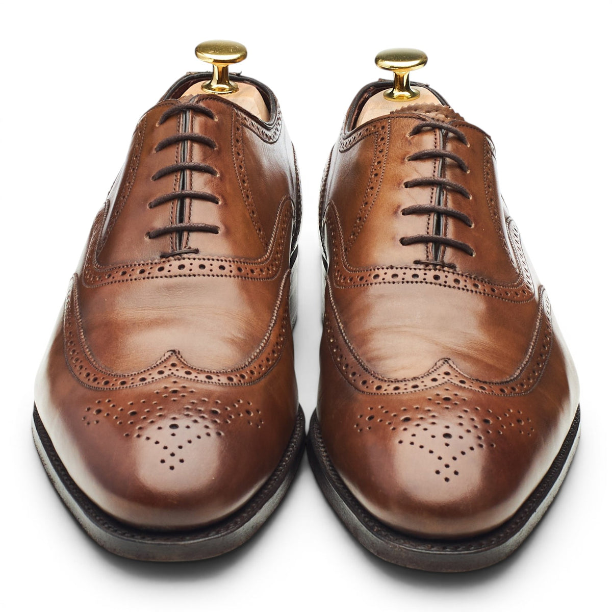 Imperial 'Sandringham' Brown Leather Oxford Brogues UK 8 G