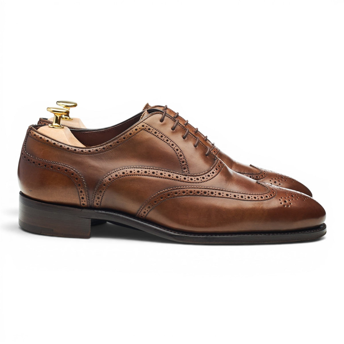 Imperial 'Sandringham' Brown Leather Oxford Brogues UK 8 G