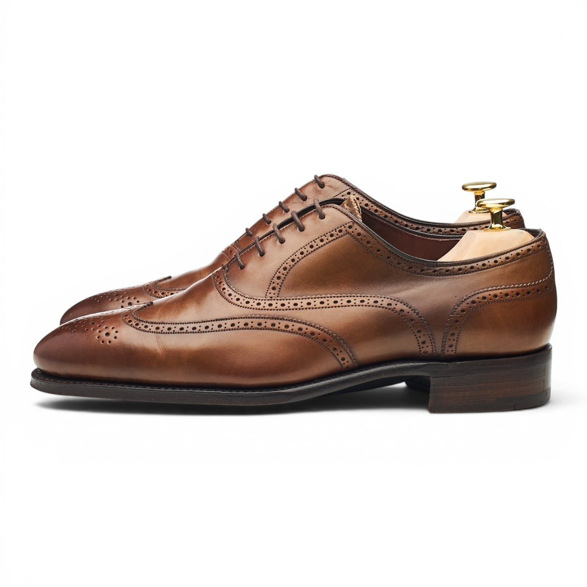 Imperial 'Sandringham' Brown Leather Oxford Brogues UK 8 G