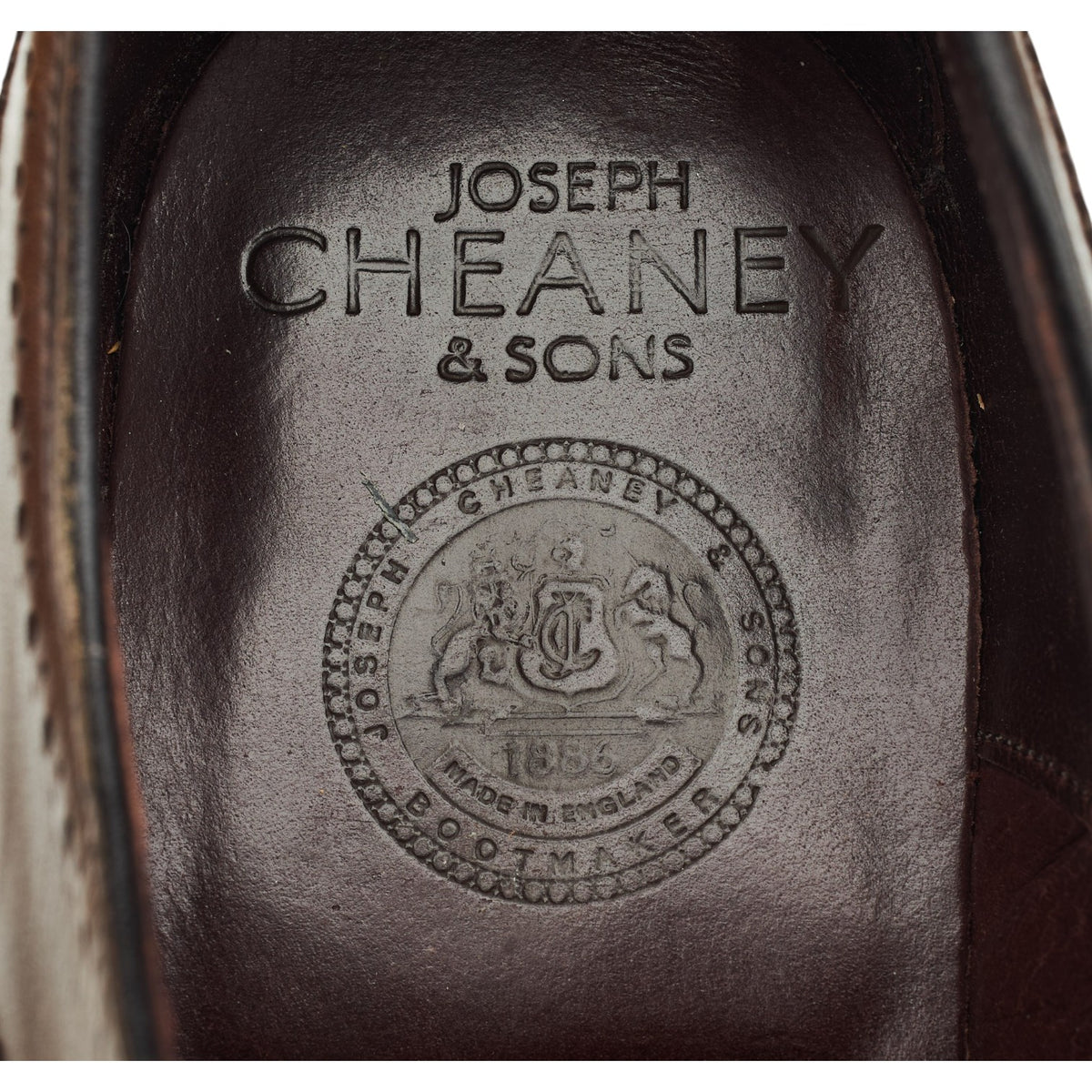 Imperial 'Sandringham' Brown Leather Oxford Brogues UK 8 G