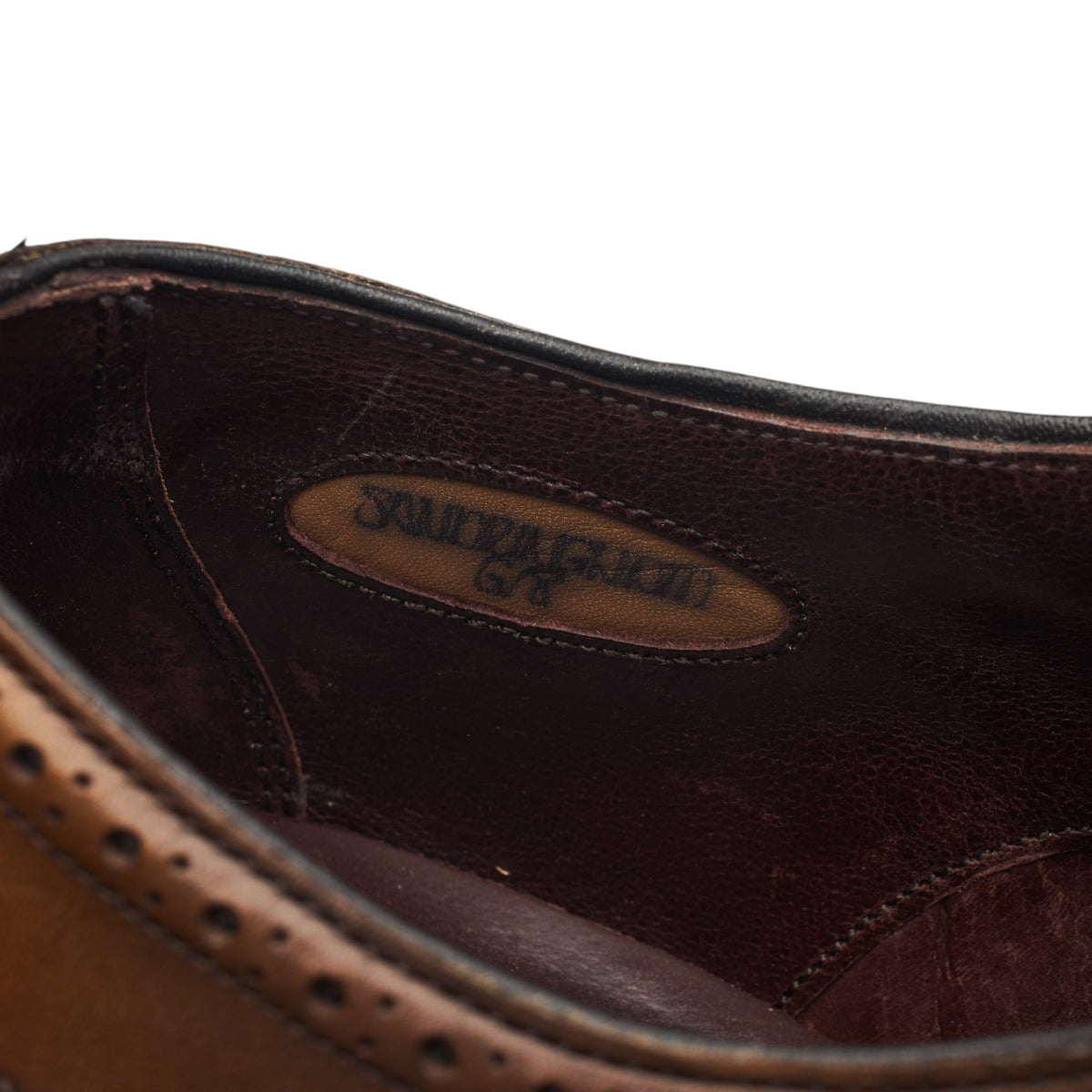 Imperial 'Sandringham' Brown Leather Oxford Brogues UK 8 G