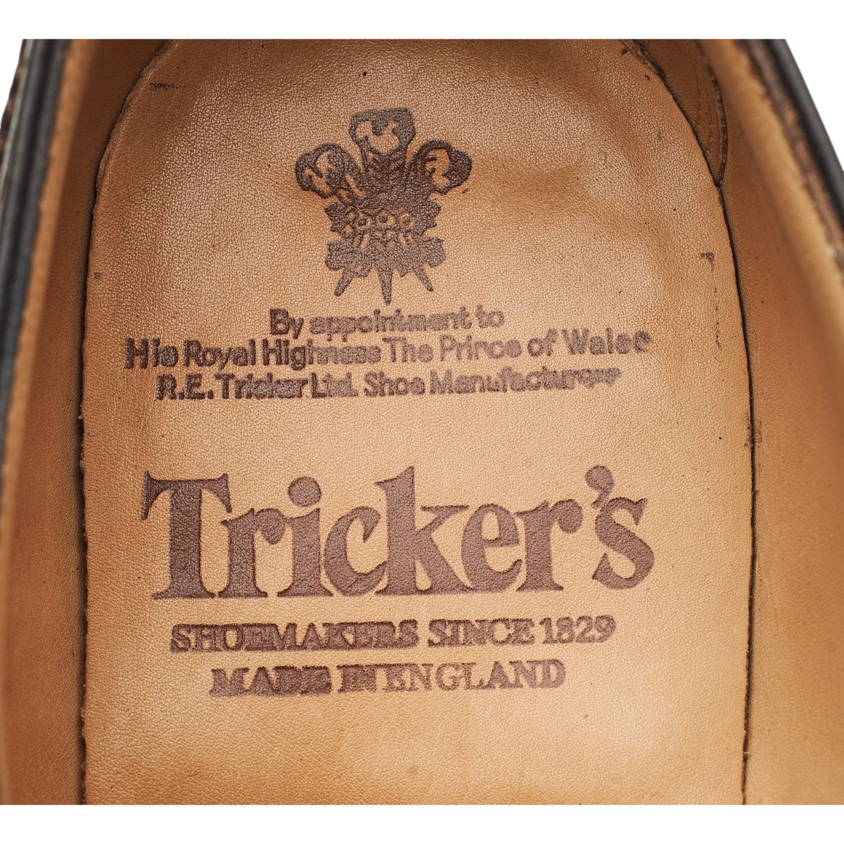 'Epsom' Dark Brown Leather Oxford Brogues UK 6.5