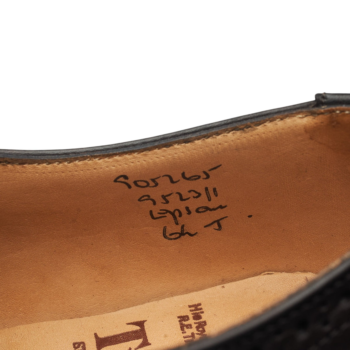 'Epsom' Dark Brown Leather Oxford Brogues UK 6.5