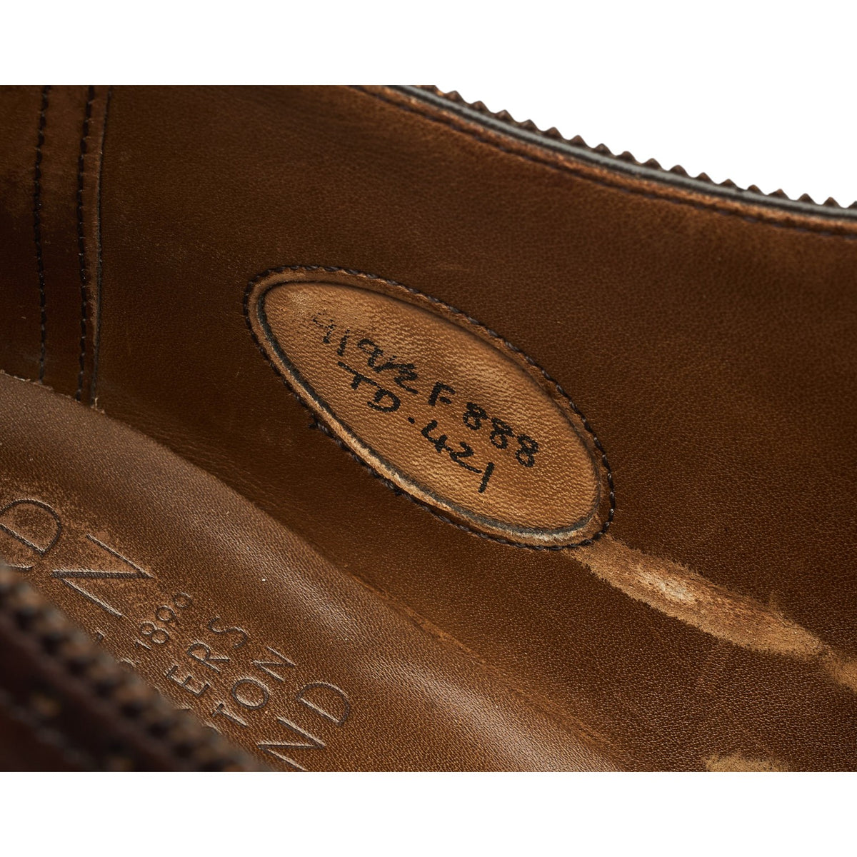 Top Drawer MTO 'Canterbury' Dark Brown Leather Oxford Semi Brogues UK 9 F