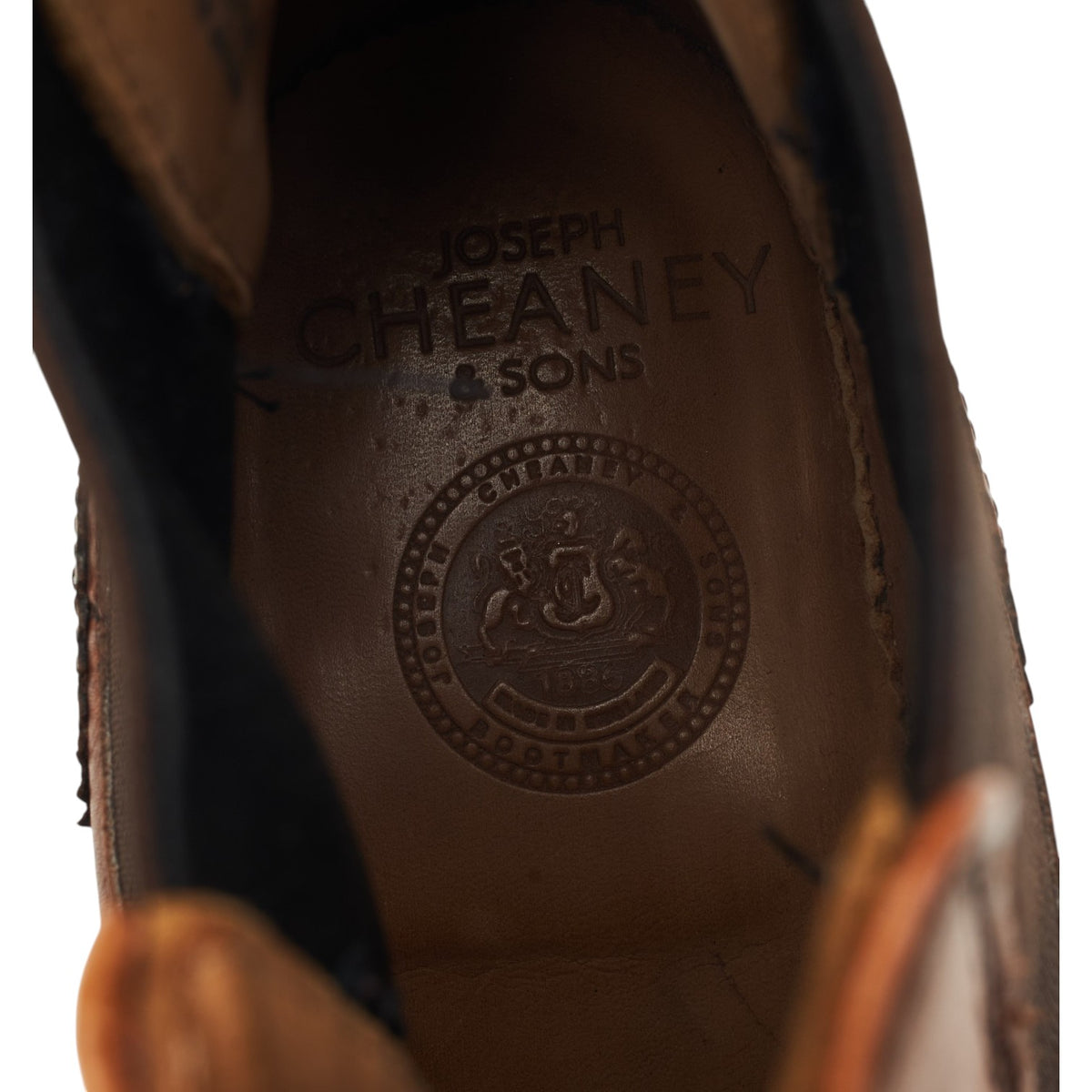 'Tamar' Tan Brown Leather Chelsea Boots UK 9 F