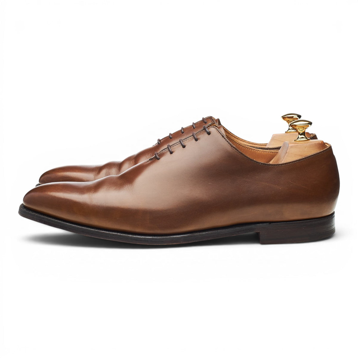 'Alex' Dark Brown Leather Wholecut Oxford UK 10 E