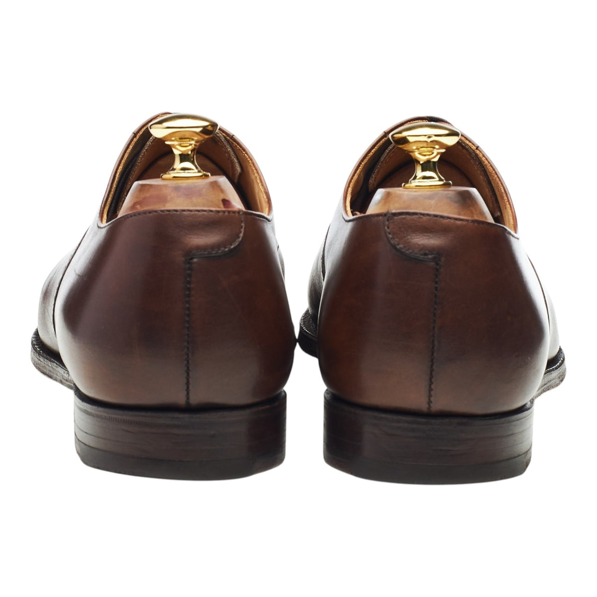 'Edgware' Dark Brown Leather Oxford Brogues UK 10 E