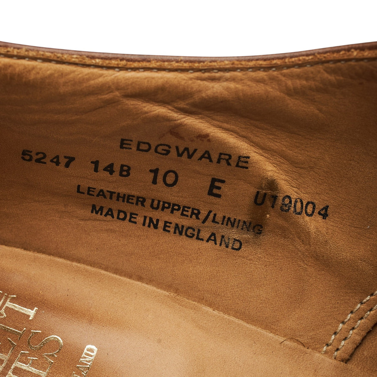 'Edgware' Dark Brown Leather Oxford Brogues UK 10 E