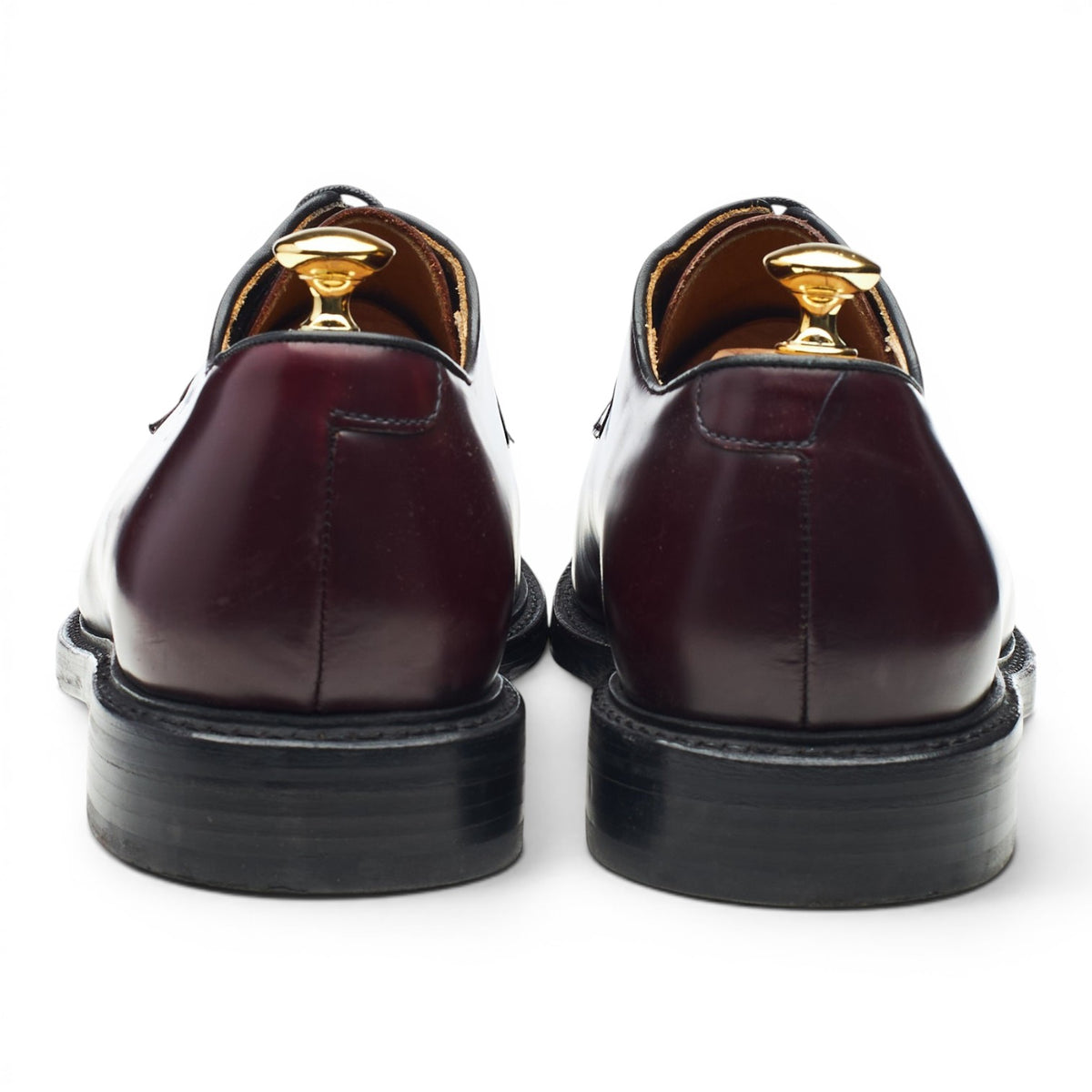 '5768' Burgundy Leather Derby UK 11