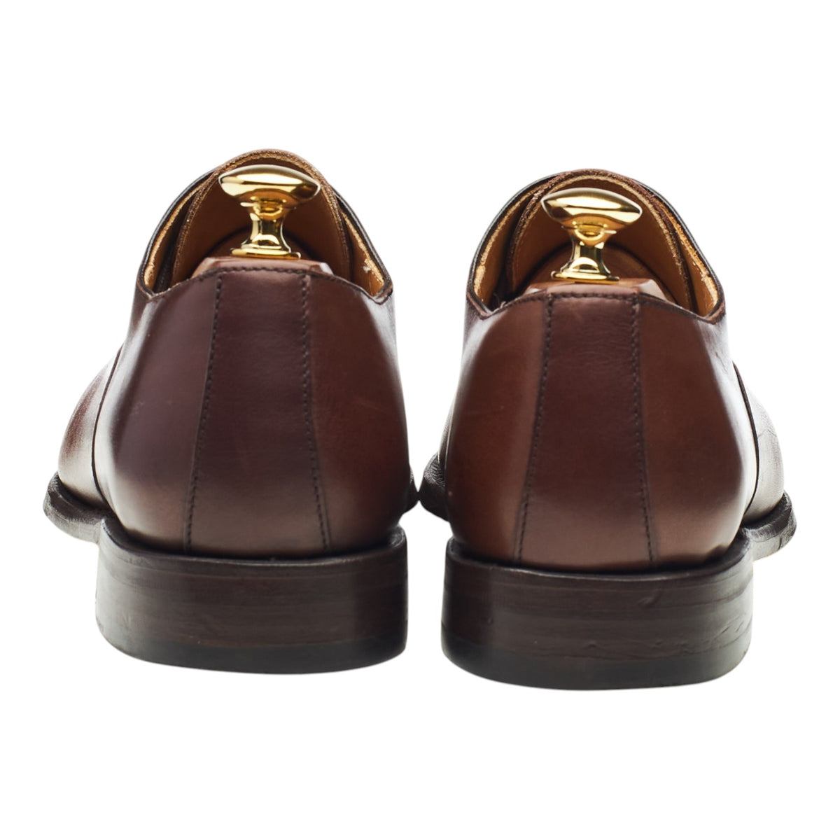 '5217' Dark Brown Leather Oxford UK 7