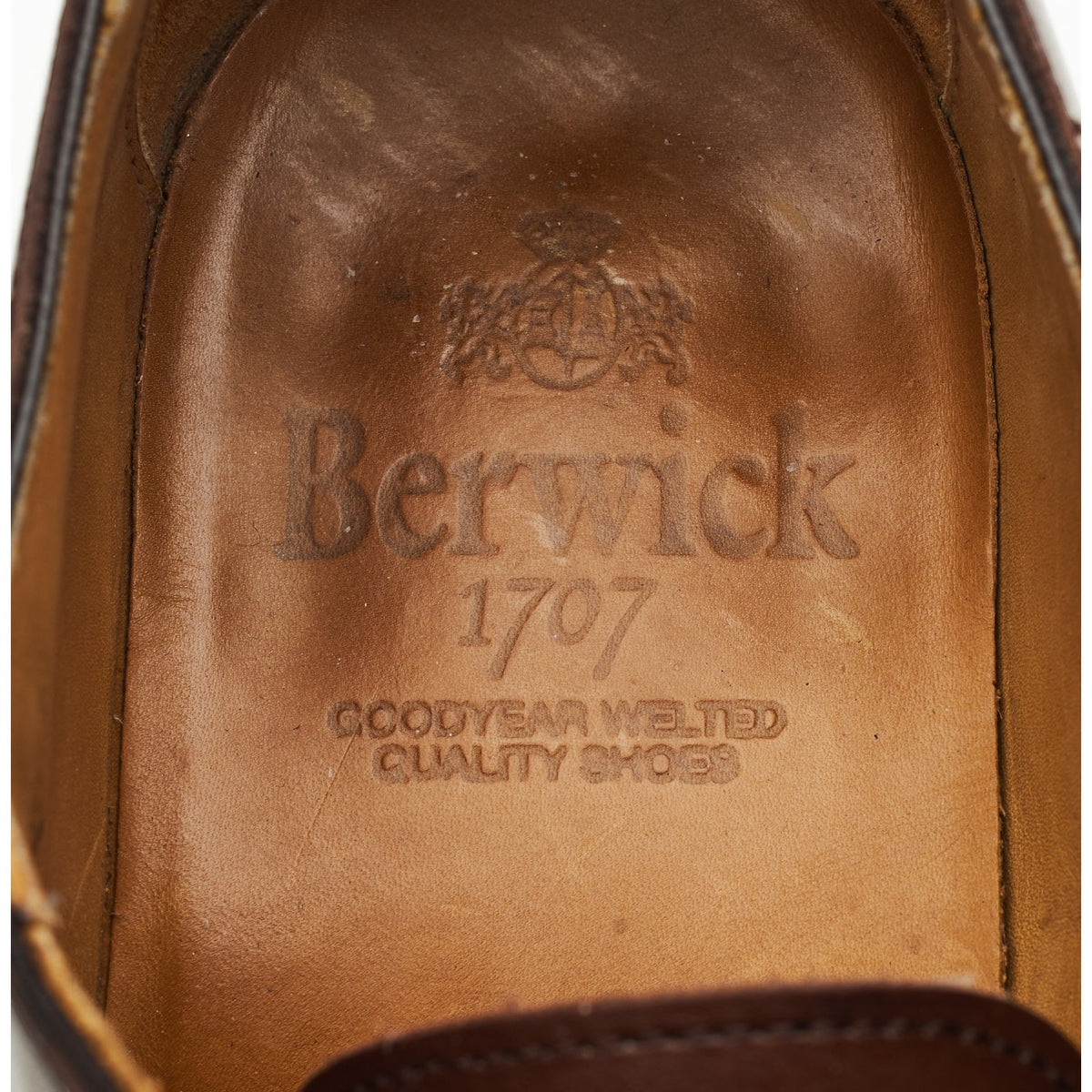 '5217' Dark Brown Leather Oxford UK 7