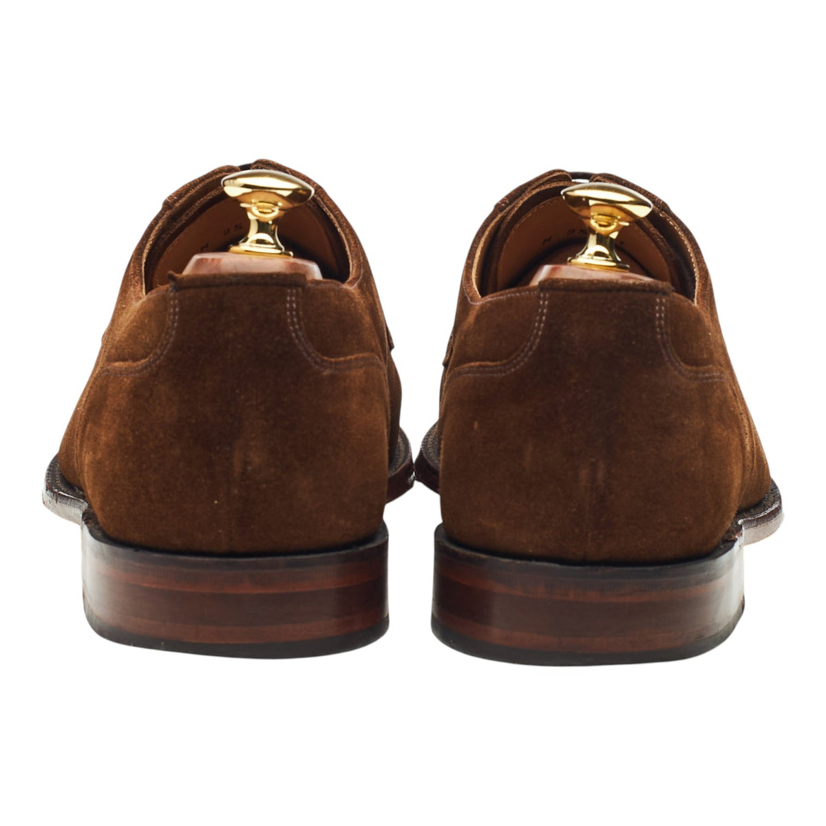 1880 'Avon' Brown Suede Split Toe Derby UK 9.5 F