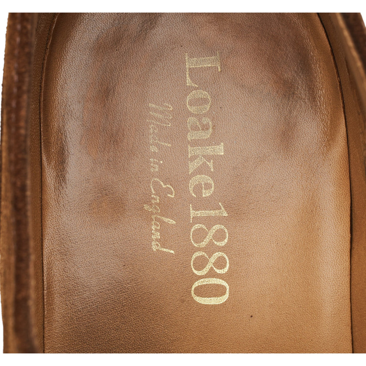 1880 'Avon' Brown Suede Split Toe Derby UK 9.5 F