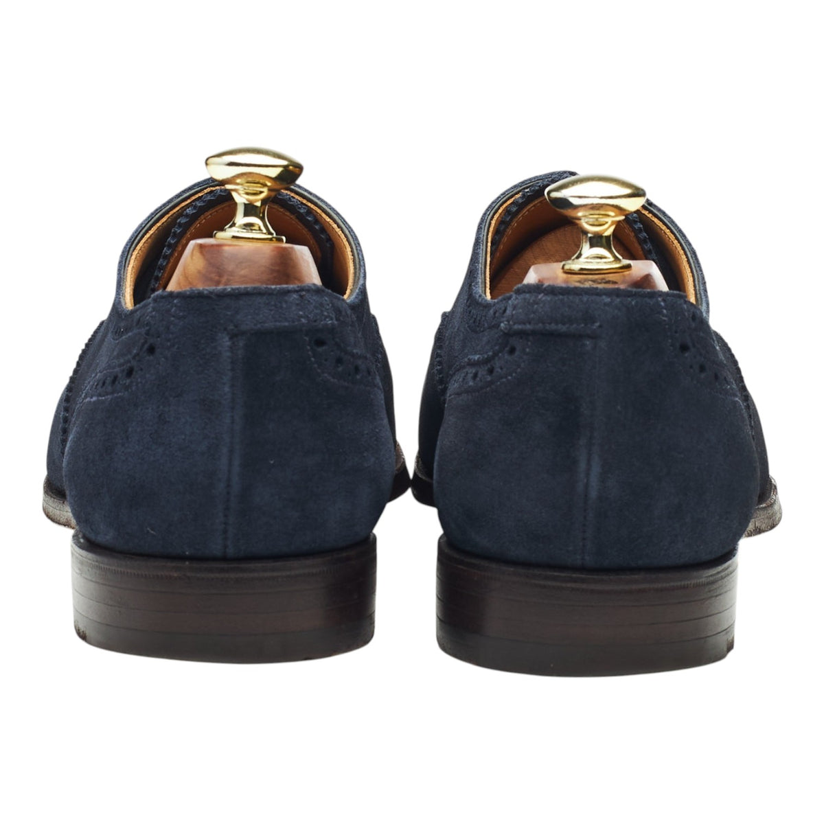'Westfield' Navy Blue Suede Oxford Brogues UK 7.5 E