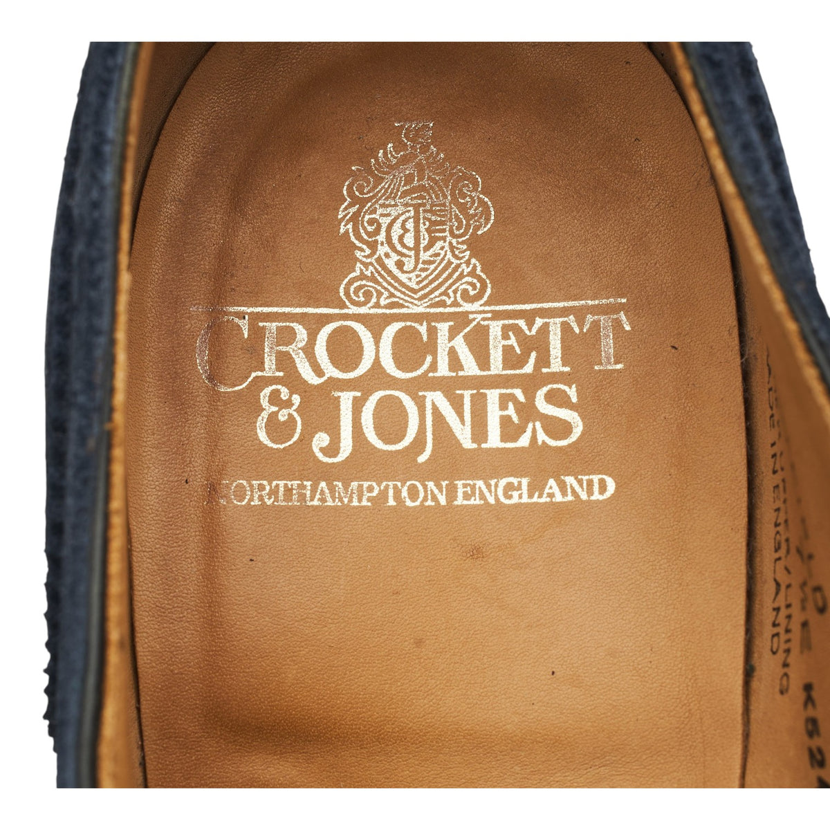 'Westfield' Navy Blue Suede Oxford Brogues UK 7.5 E