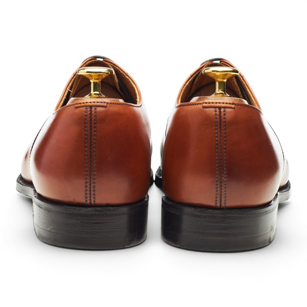 'Canberra' Tan Brown Leather Oxford UK 8 F
