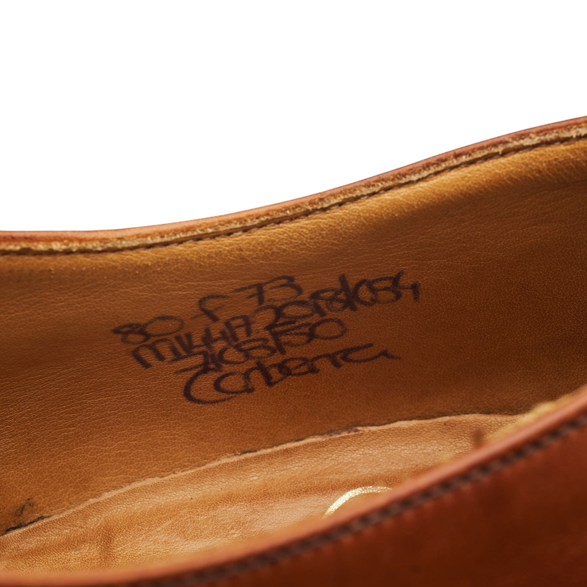 'Canberra' Tan Brown Leather Oxford UK 8 F