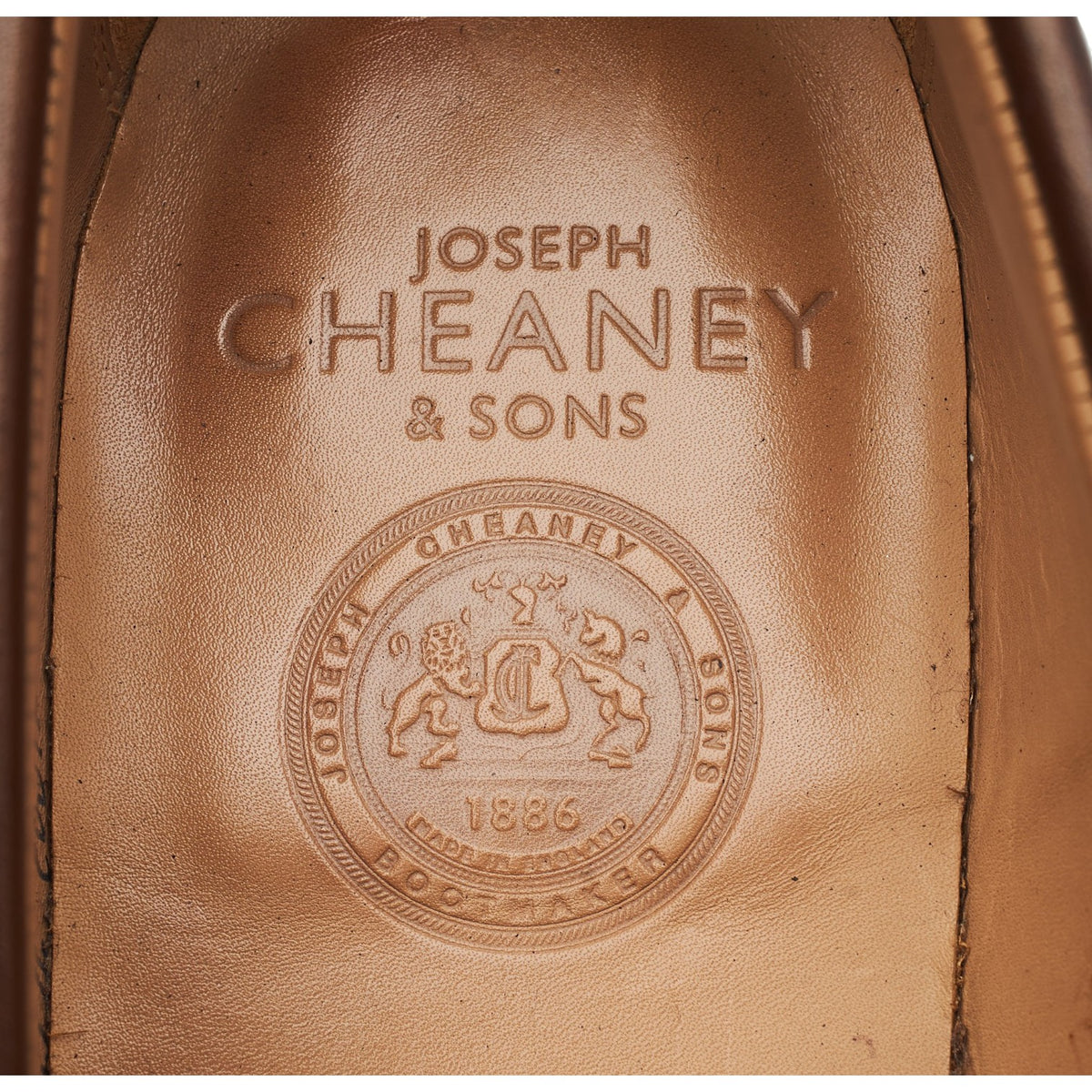 'Hadley' Dark Brown Leather Loafers UK 10.5 F