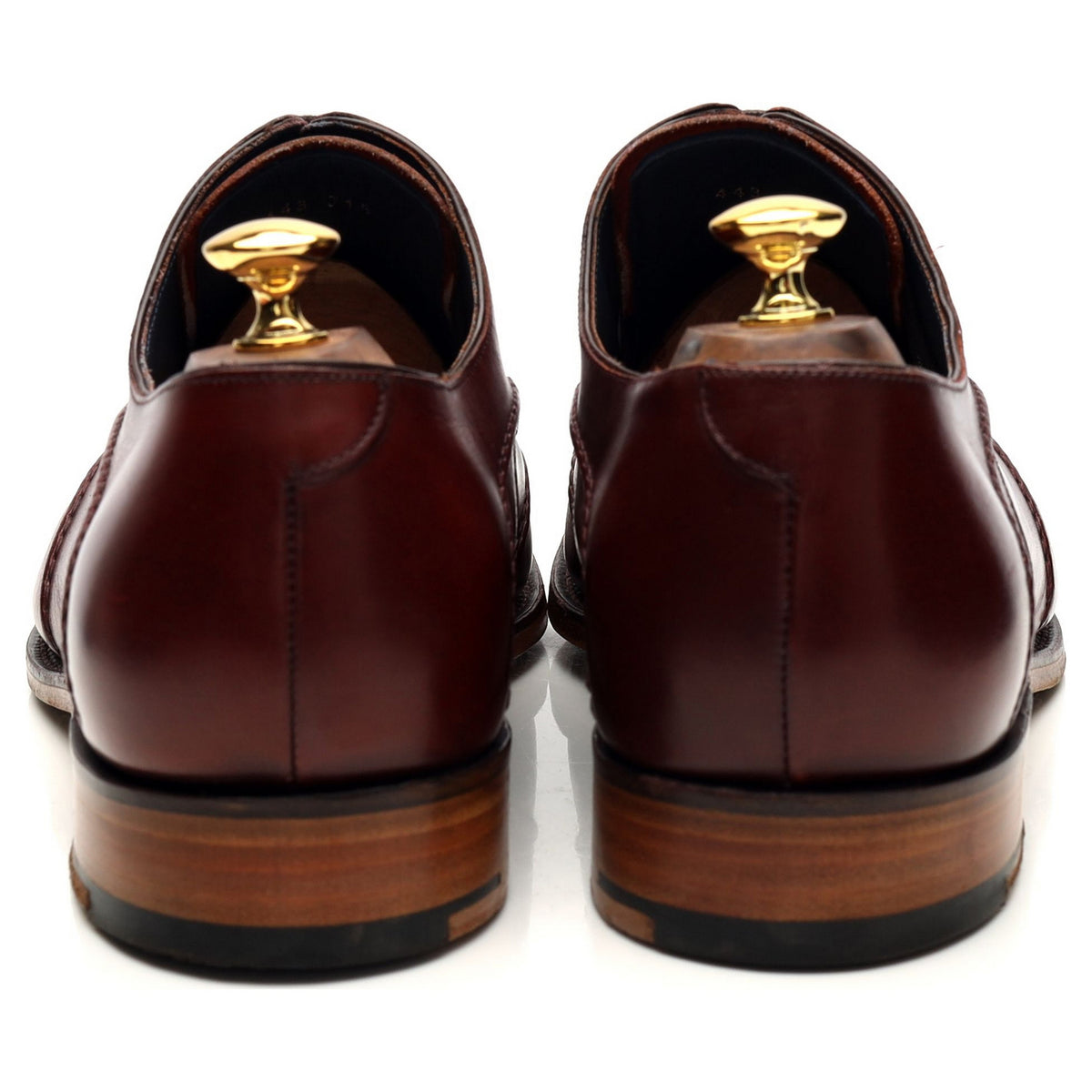 &#39;Brooke&#39; Red Leather Derby UK 11 F