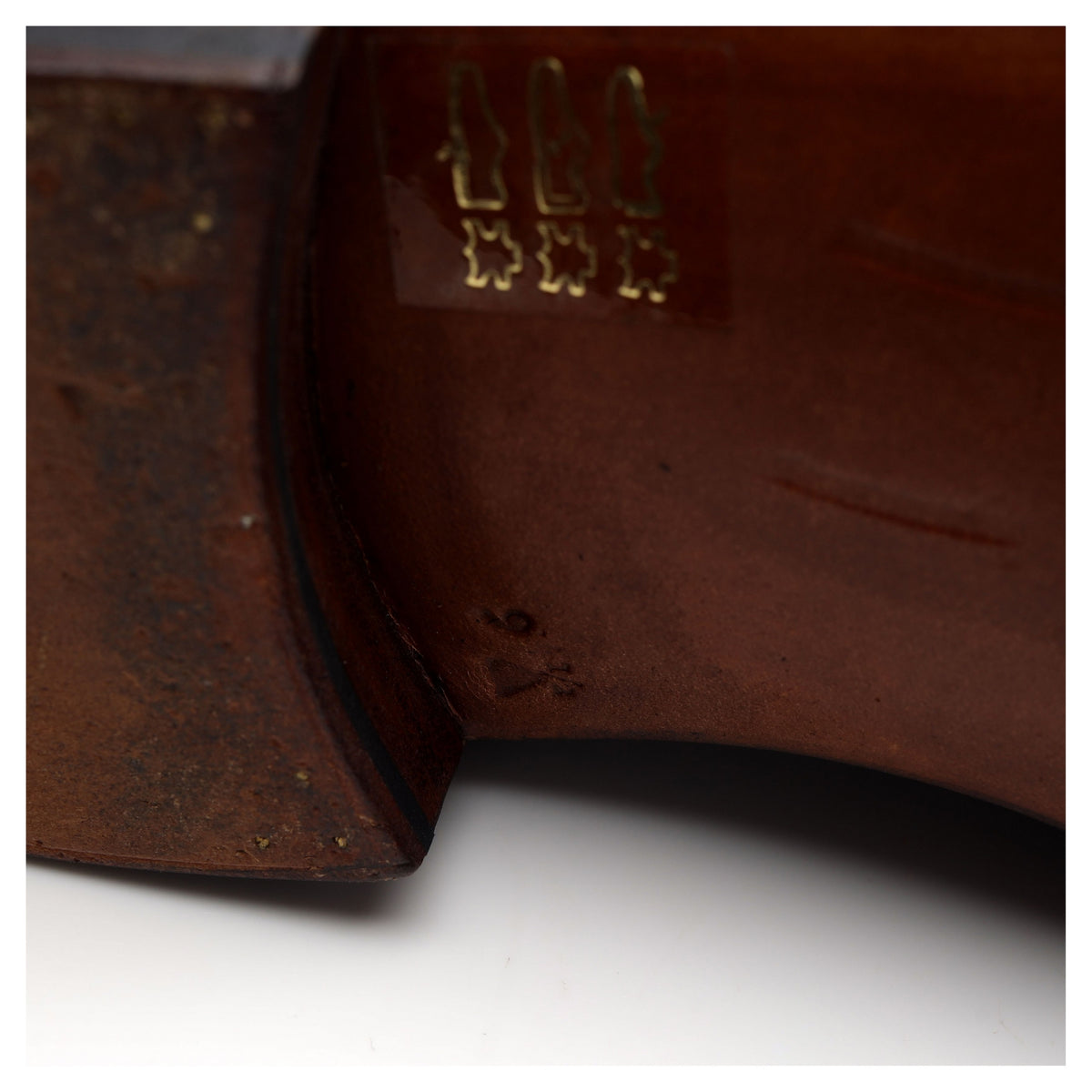 &#39;Bucy&#39; Brown Patina Leather Oxford Brogue UK 8.5
