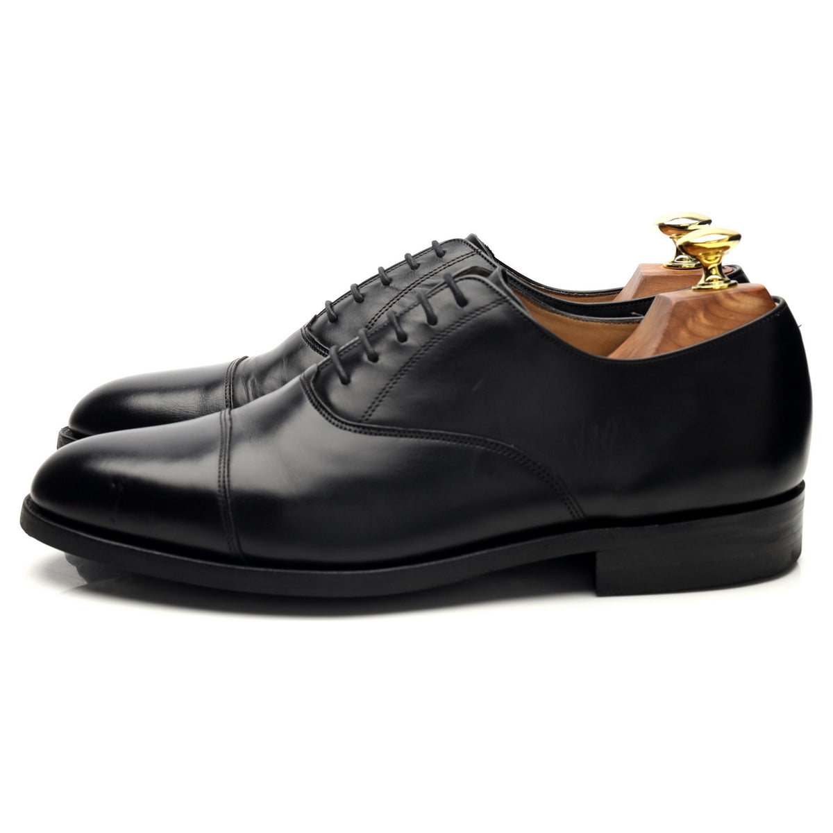 Black Leather Oxford UK 7.5 E