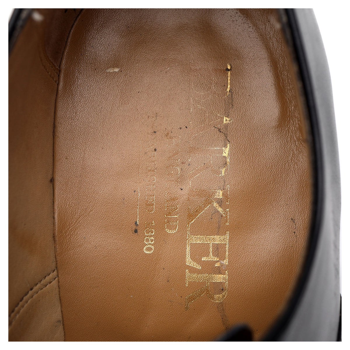 Black Leather Oxford UK 7.5 E