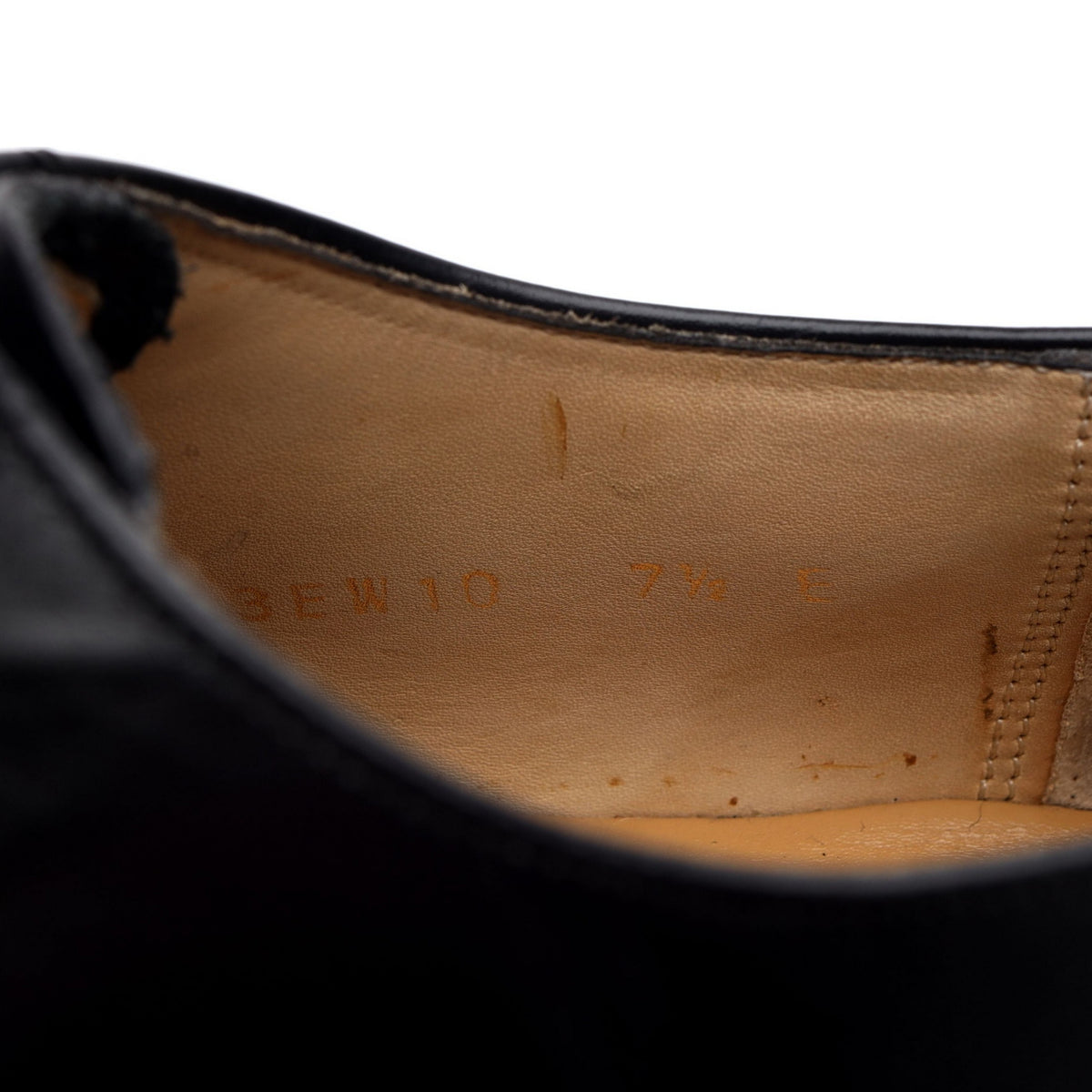 Black Leather Oxford UK 7.5 E