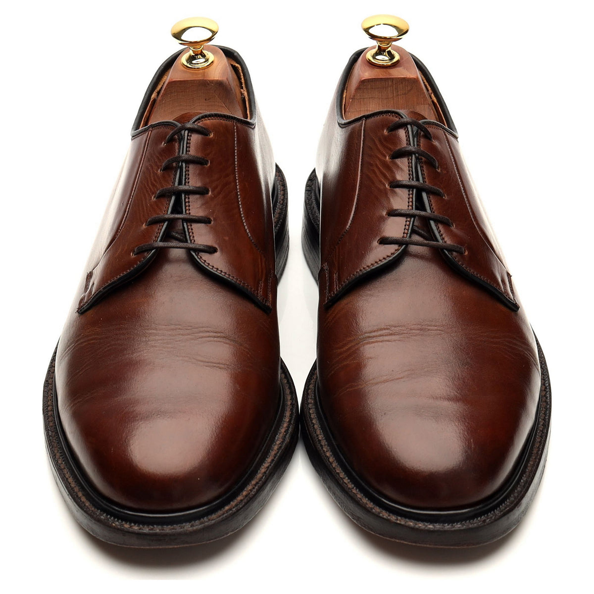 Brown Leather Derby UK 8 F