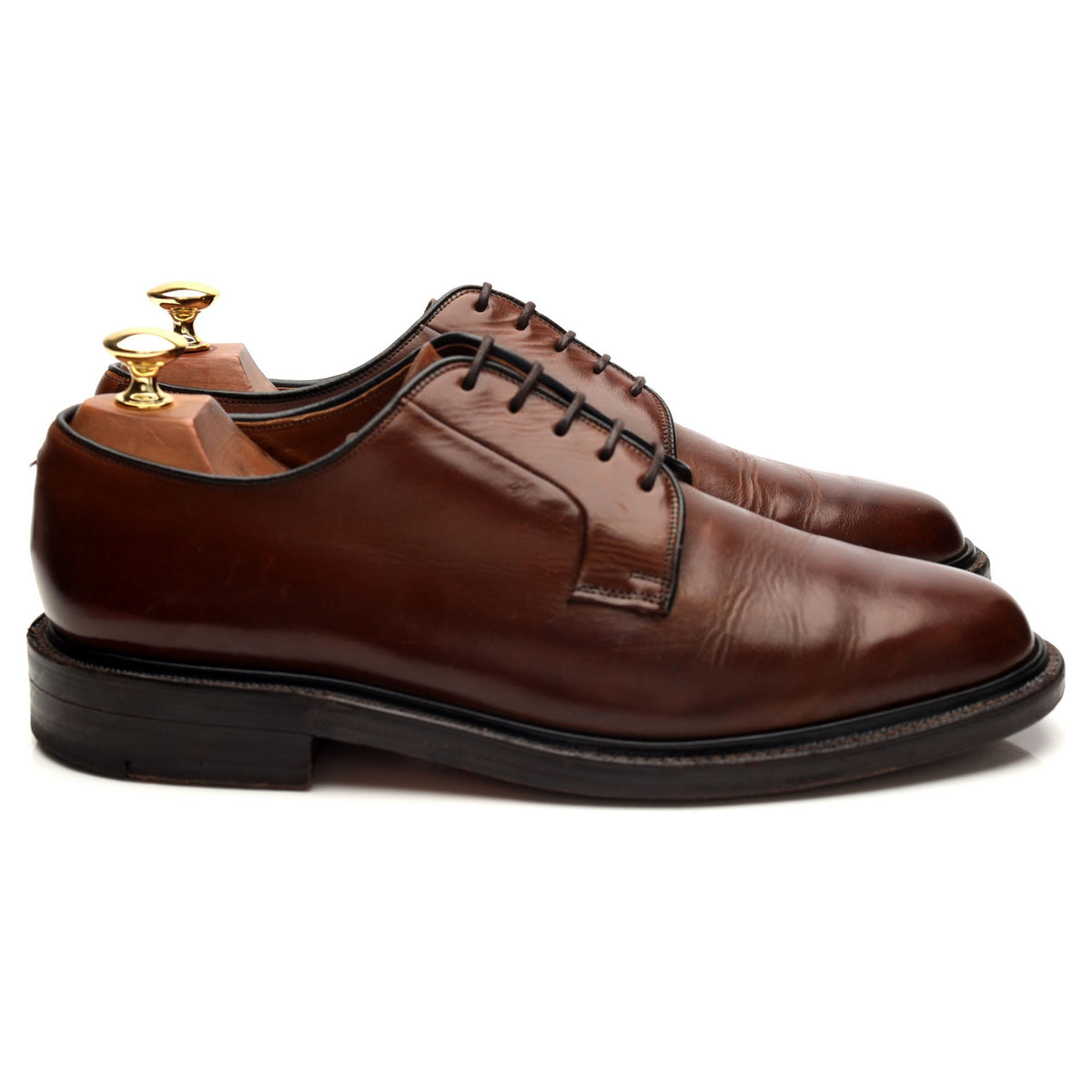 Brown Leather Derby UK 8 F