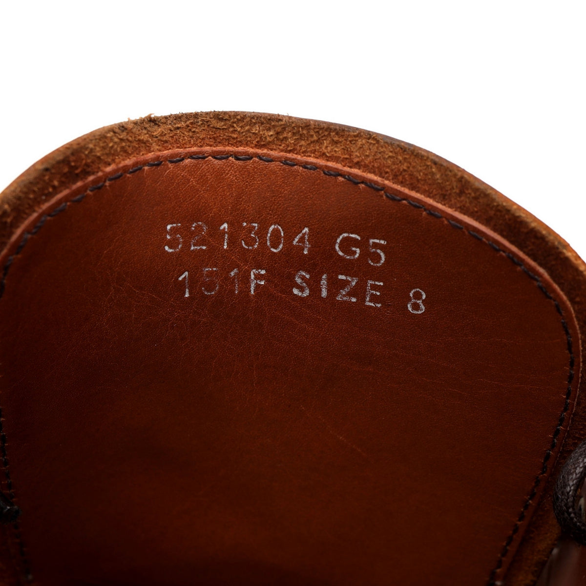 Brown Leather Derby UK 8 F