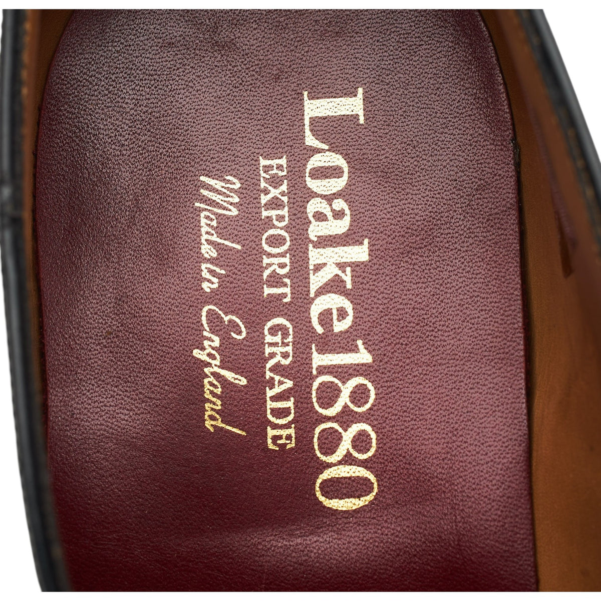 1880 Export Grade 'Hanover' Black Leather Oxford UK 9 F