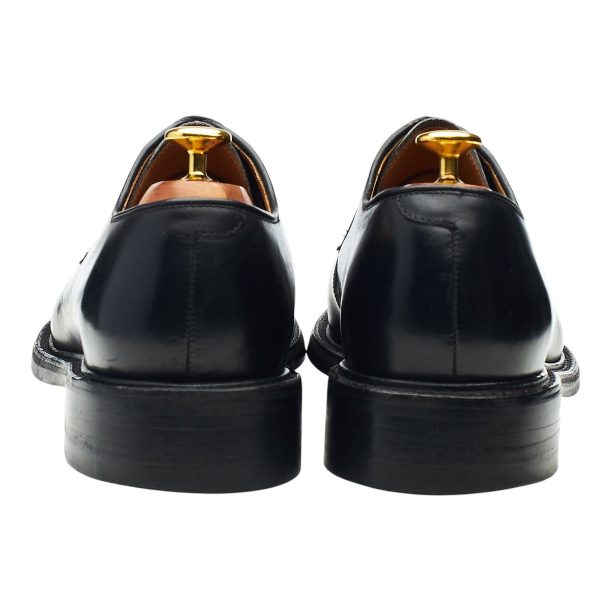 'Nairn' Black Leather Derby UK 7 F
