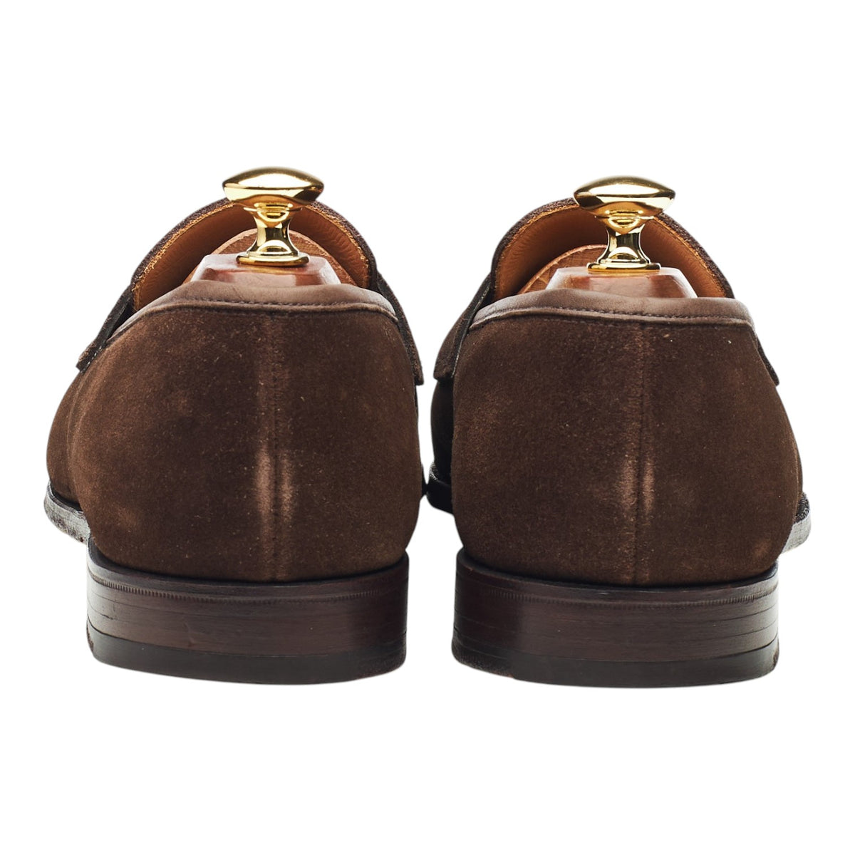 Shipton & Heneage 'Somerset' Dark Brown Suede Loafers UK 8.5 E