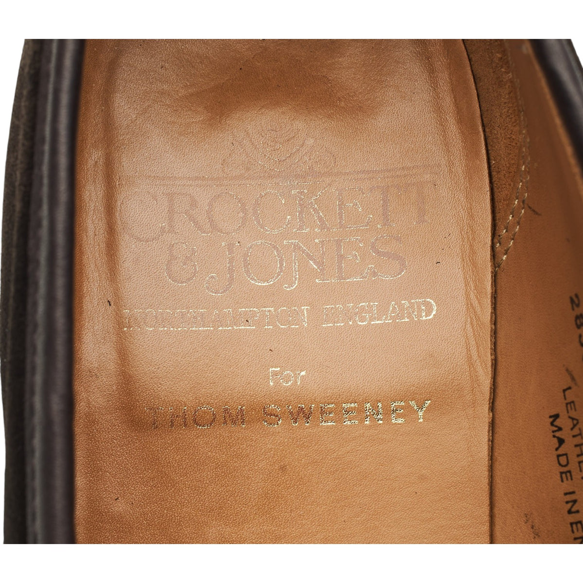 'Boston' Dark Brown Suede Loafers UK 6.5 E