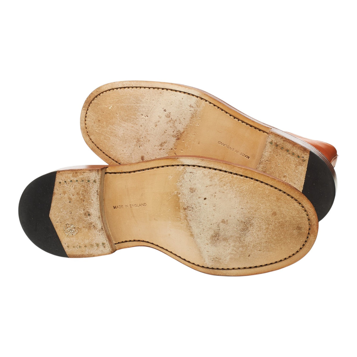 'Ripon' Tan Brown Leather Boots UK 8